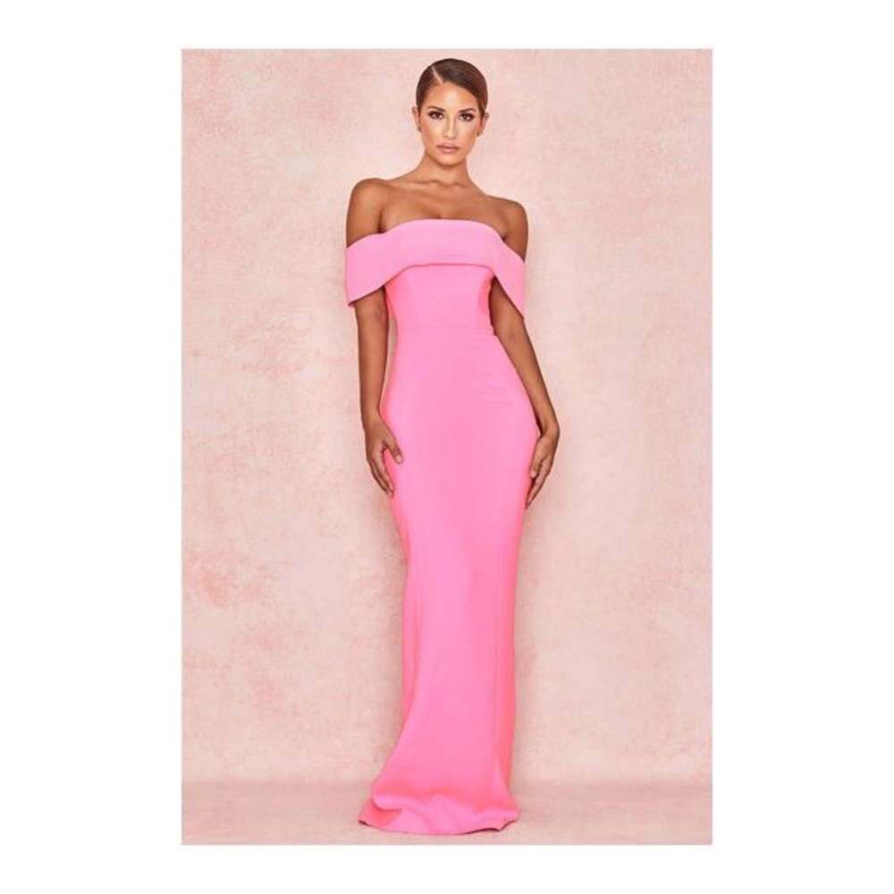 COPY - House of CB Off the Shoulder Shelby Maxi D…